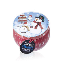 Load image into Gallery viewer, Art Tin Candle - Vintage Christmas - Spiced Orange