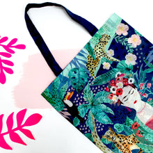 Load image into Gallery viewer, Frida Kahlo Tropical Eco Shopper