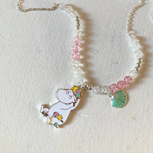 Load image into Gallery viewer, Moomin Snorkmaiden Enamel Necklace