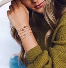 Load image into Gallery viewer, Amazonite & Gold Bracelet