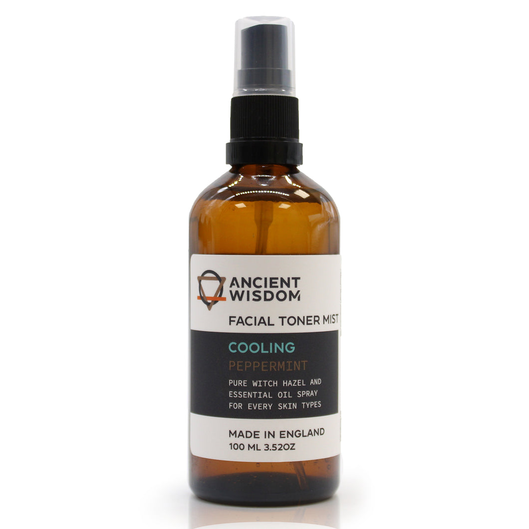 Facial Toner Mist- Witch Hazel with Peppermint (Vegan)