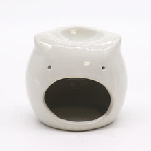 Load image into Gallery viewer, Classic White Oil Burner - Short Owl
