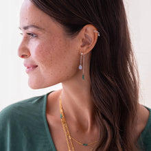 Load image into Gallery viewer, Felicity Rose Quartz Labradorite Earrings
