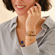 Load image into Gallery viewer, Charmed Tiger Eye Bracelet
