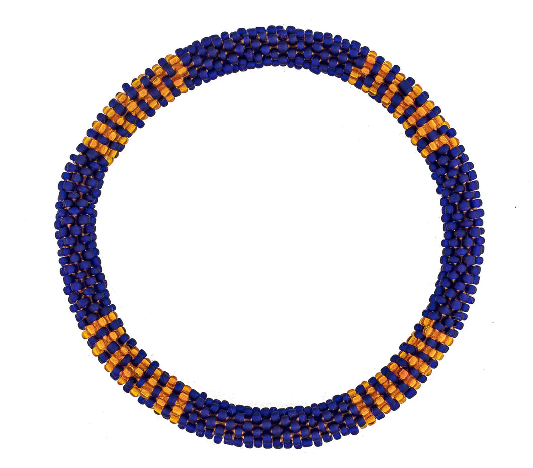 Men's Roll-On® Bracelet - Blue and Orange