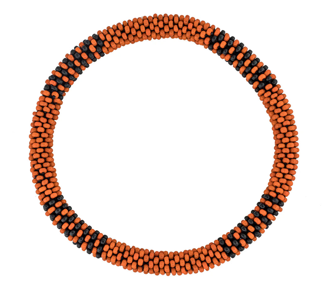 Men's Roll-On® Bracelet - Orange and Black