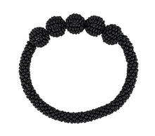 Load image into Gallery viewer, Globe Bracelet svart (S-M)
