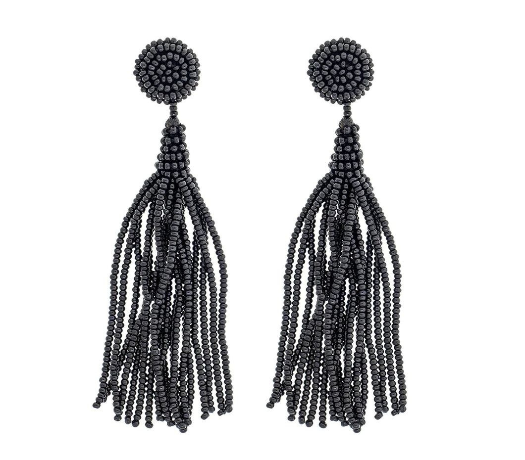 The Finley Earring Black