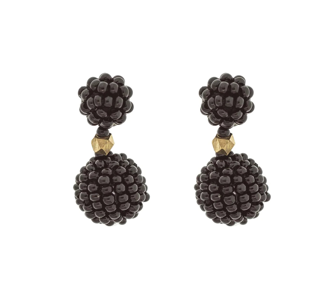 The Waldorf Earring Black