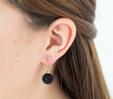 Load image into Gallery viewer, The Bauble Earring Black
