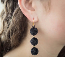 Load image into Gallery viewer, The Charlie Earring Black
