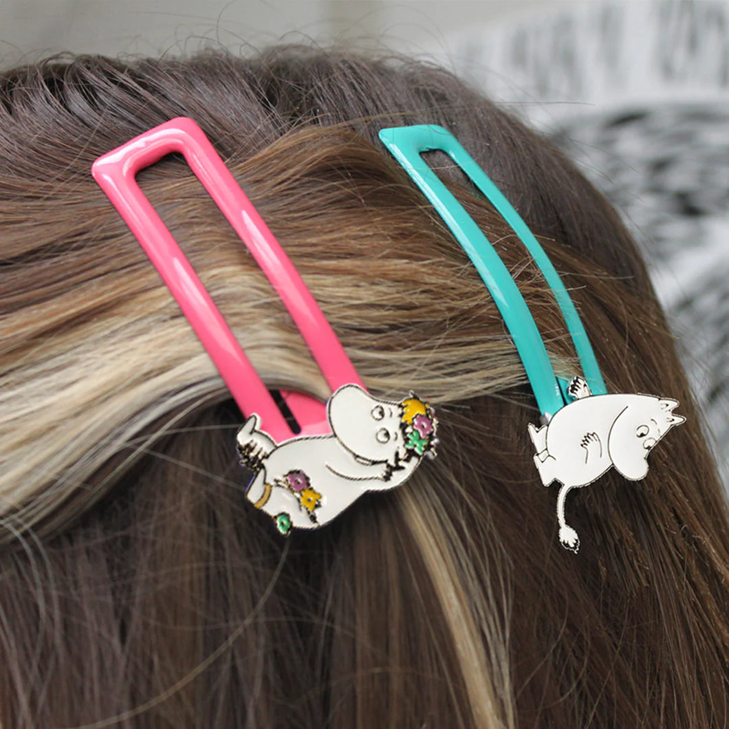 Moomin and Snorkmaiden Enamel Hairclips