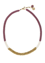 Load image into Gallery viewer, The Golden Division Necklace Mulberry
