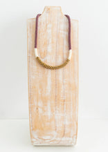 Load image into Gallery viewer, The Golden Division Necklace Mulberry
