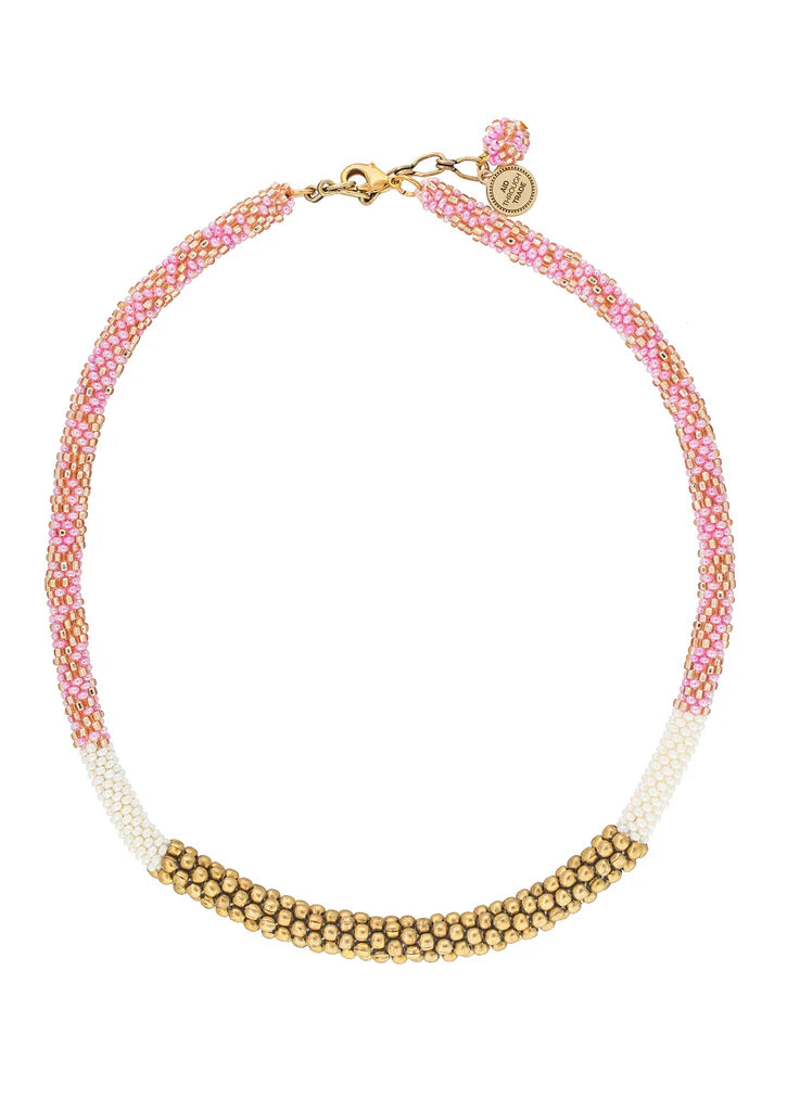 The Golden Division Necklace Hibiscus