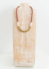 Load image into Gallery viewer, The Golden Division Necklace Terracotta
