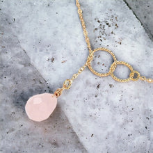 Load image into Gallery viewer, Rose Quartz Drop
