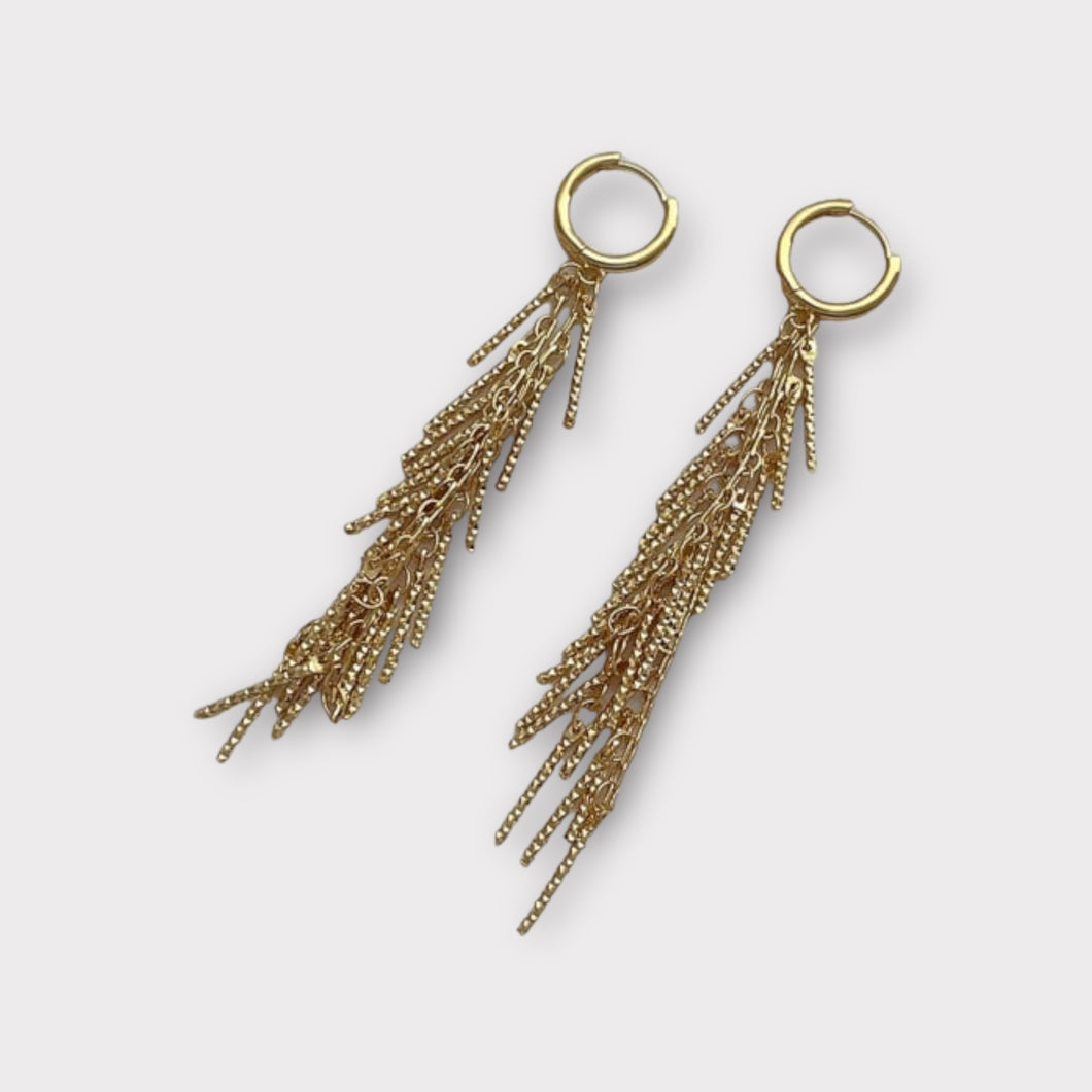 Tassel Threader Earring Gold